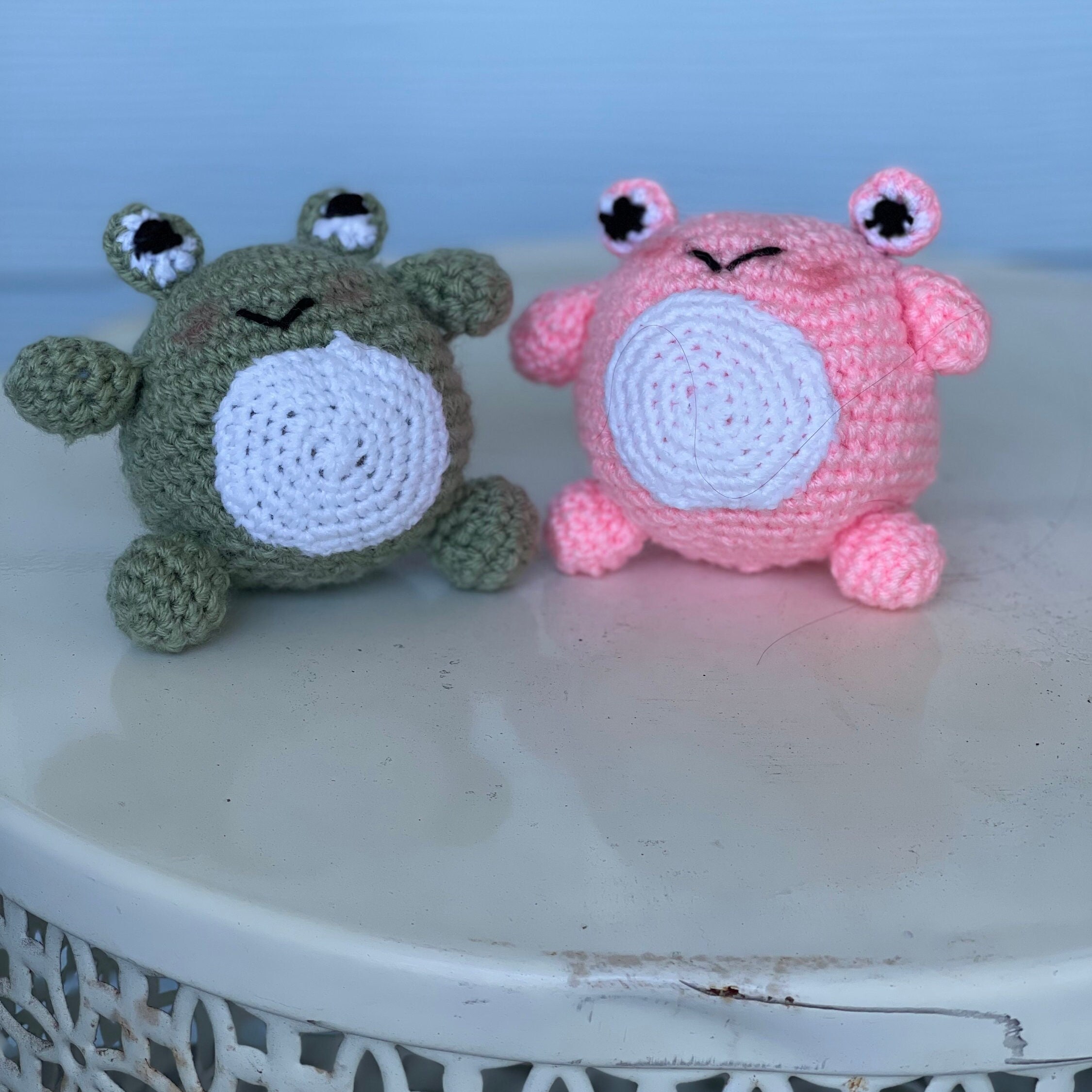 Frog Plushies Frog Couple Stuffed Animal Soft Cute Frogs Amigurumi Frog