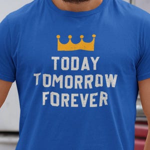 Royals Baseball T-Shirt Royals Gift for Friend Kansas City Shirt KC Crown T Shirt Royals Nation Gift Kauffman Game Day Today Forever Tshirt