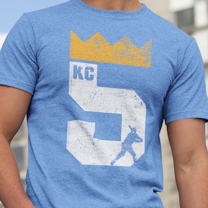 Kansas City Baseball T-Shirt Royals Gift for Friend Shirt KC Five Crown Town T Shirt Royals Brett Gift Kauffman Game Day Tshirt