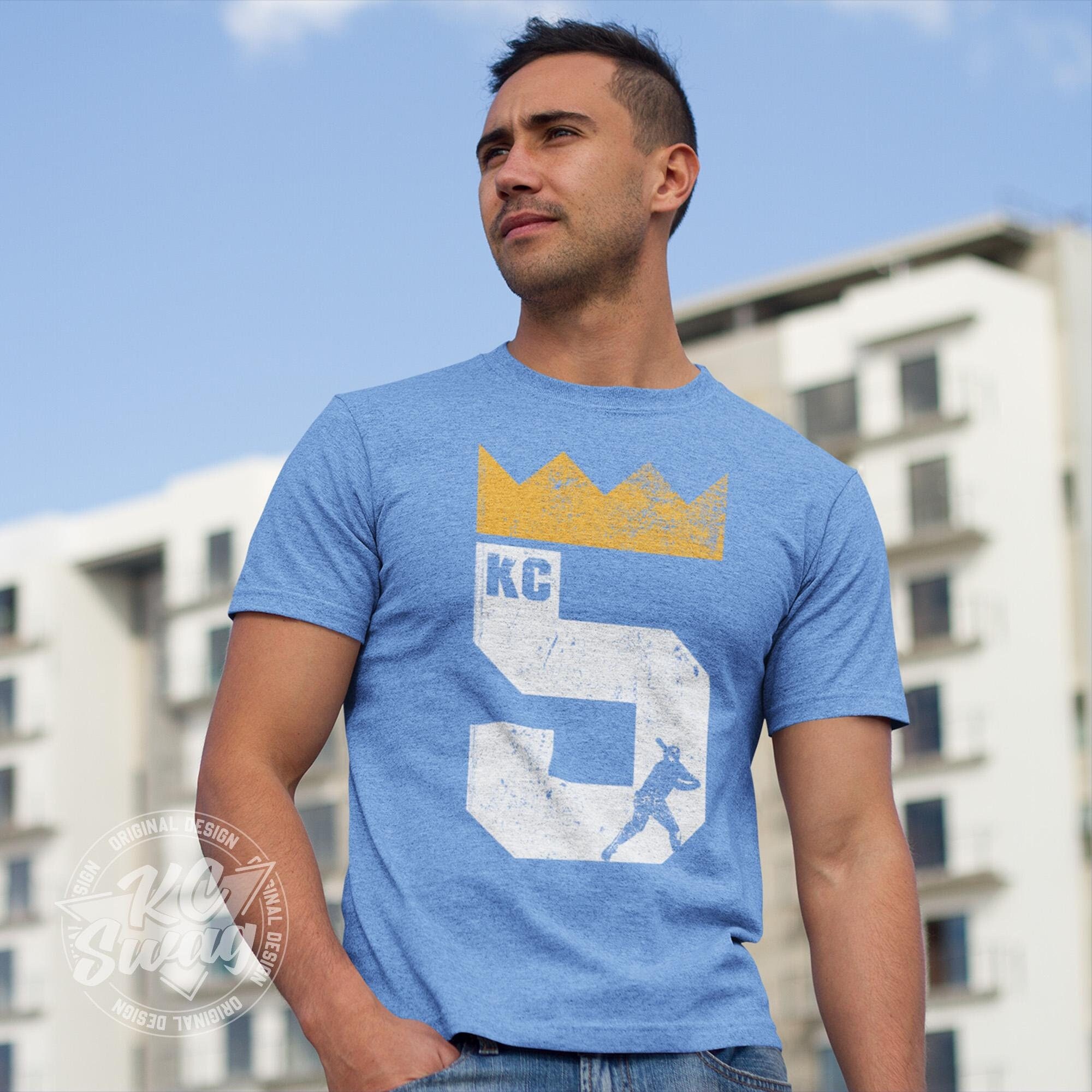 KC Five Crown T shirt Kansas City Royals inspired Kauffman Club Brett Tee Short Sleeve Baseball Top Super soft Adult Youth Shirt Etsy