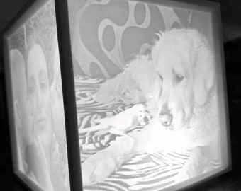 Personalised Cube Lithophane