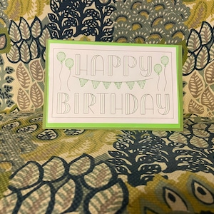 Cartão de aniversário