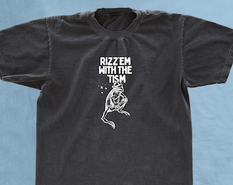 Rizz Em with The Tism  Unisex Heavy Cotton Tee