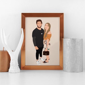 Ilustrações personalizadas sem rosto