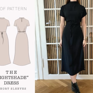 The "Nightshade" dress PDF pattern | pdf printable sewing pattern XS - XXL