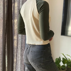 The "Aster" Tee | Stretchy raglan sleeve T-shirt PDF pattern | pdf printable sewing pattern image 10