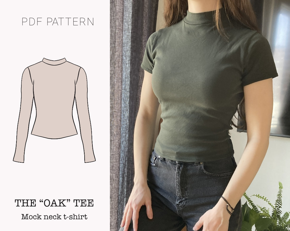 cute mock neck tops