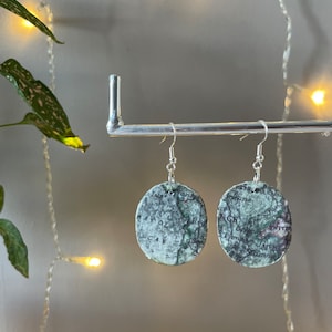 boucles d'oreilles carte vintage