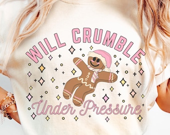 Comfort Colors Gingerbread Man Shirt: Funny Christmas Foodie Tee