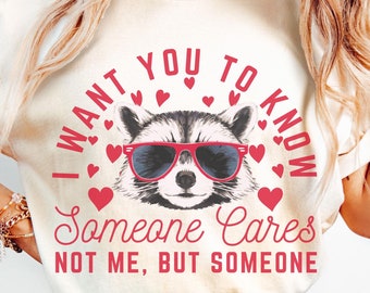 Comfort Colors Sarcastic Raccoon Valentines Day Shirt