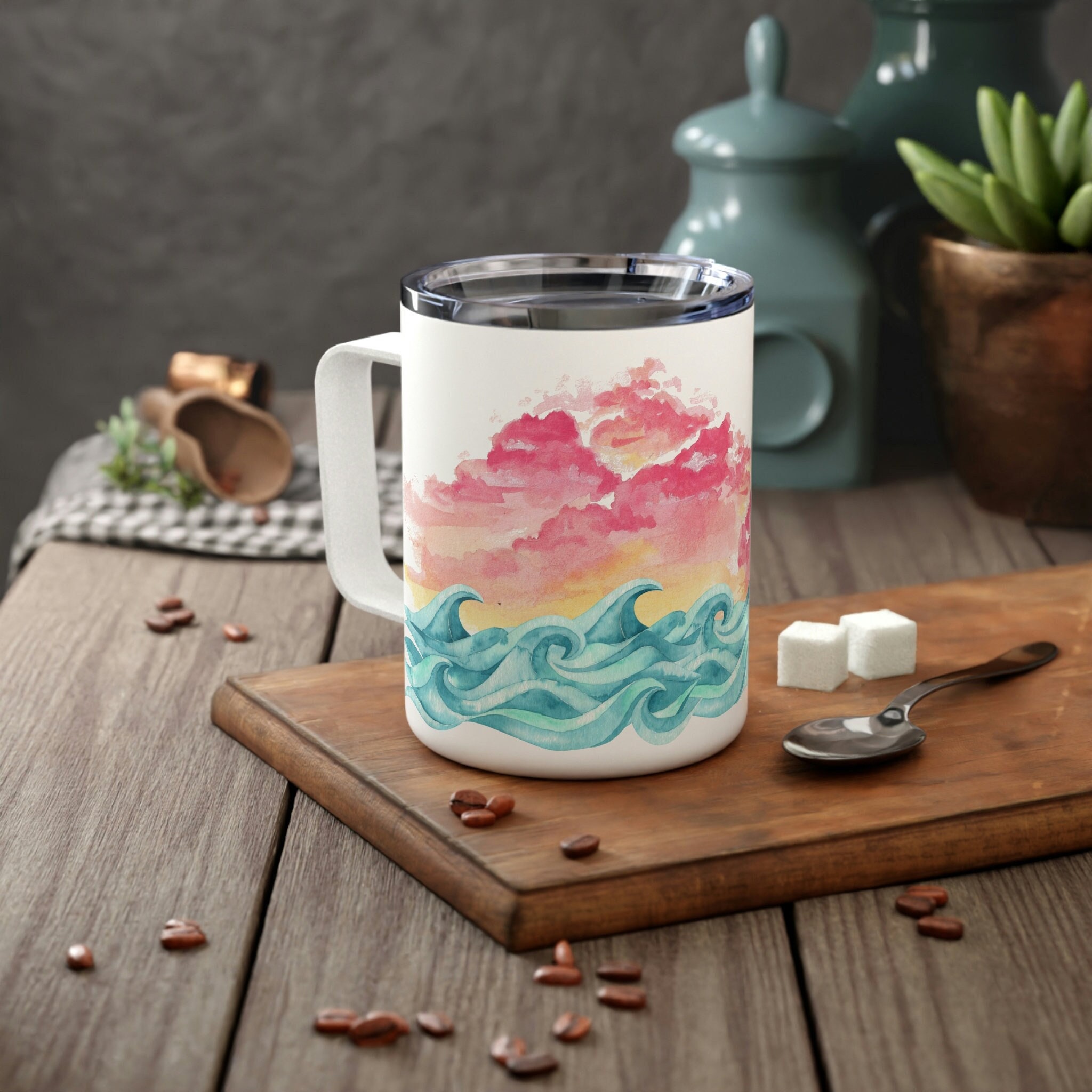 Tall Mug — Ocean Fire Pottery