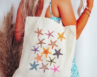 THE COLDEST MOMENT ♥ TCM starfish reversible tote bag THE COLDEST MOMENT ♥ TCM starfish reversible tote bag
