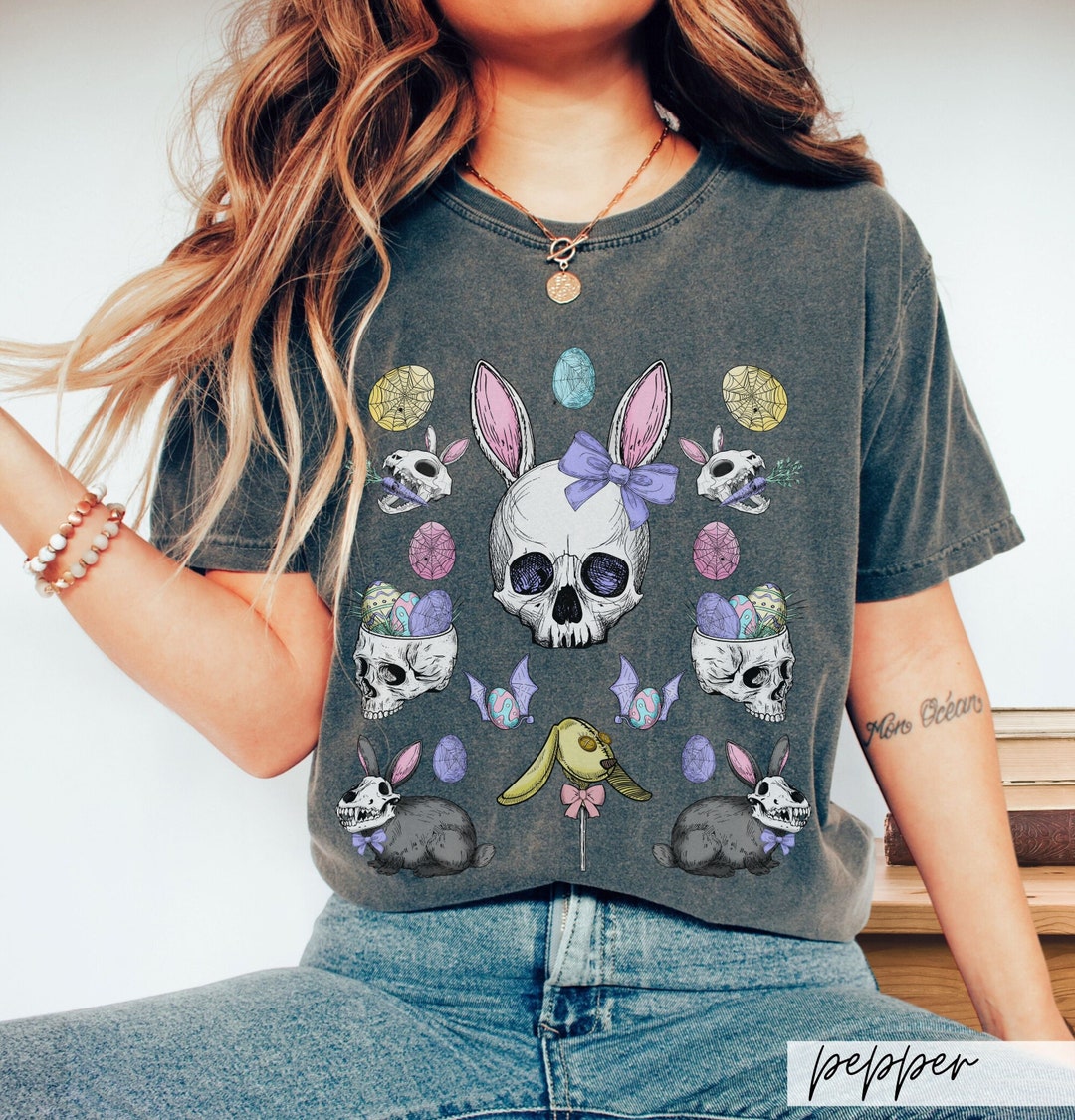 Comfort Colors Skeleton Bunnies Shirt Funny Irreverent Easter Bunny comfort-colors-skeleton-bunnies-shirt-funny-irreverent-easter-bunny