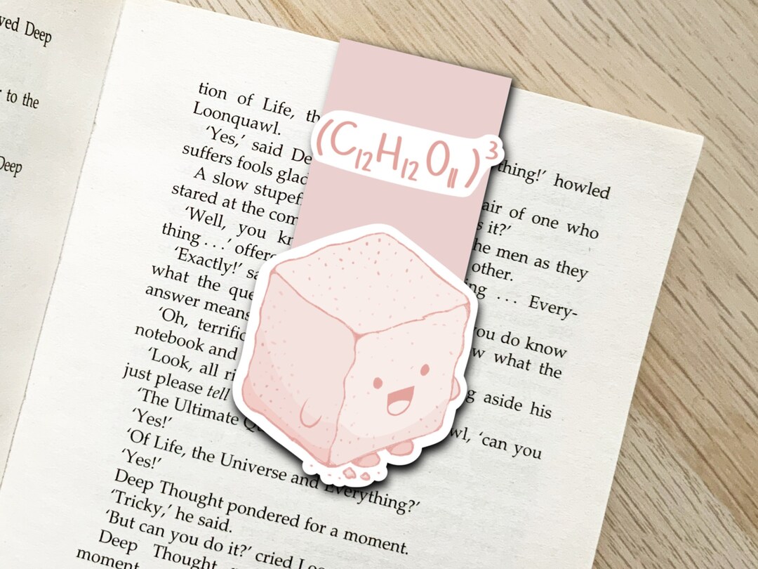 Sugar Cube Magnetic Bookmark Cute Science - Etsy