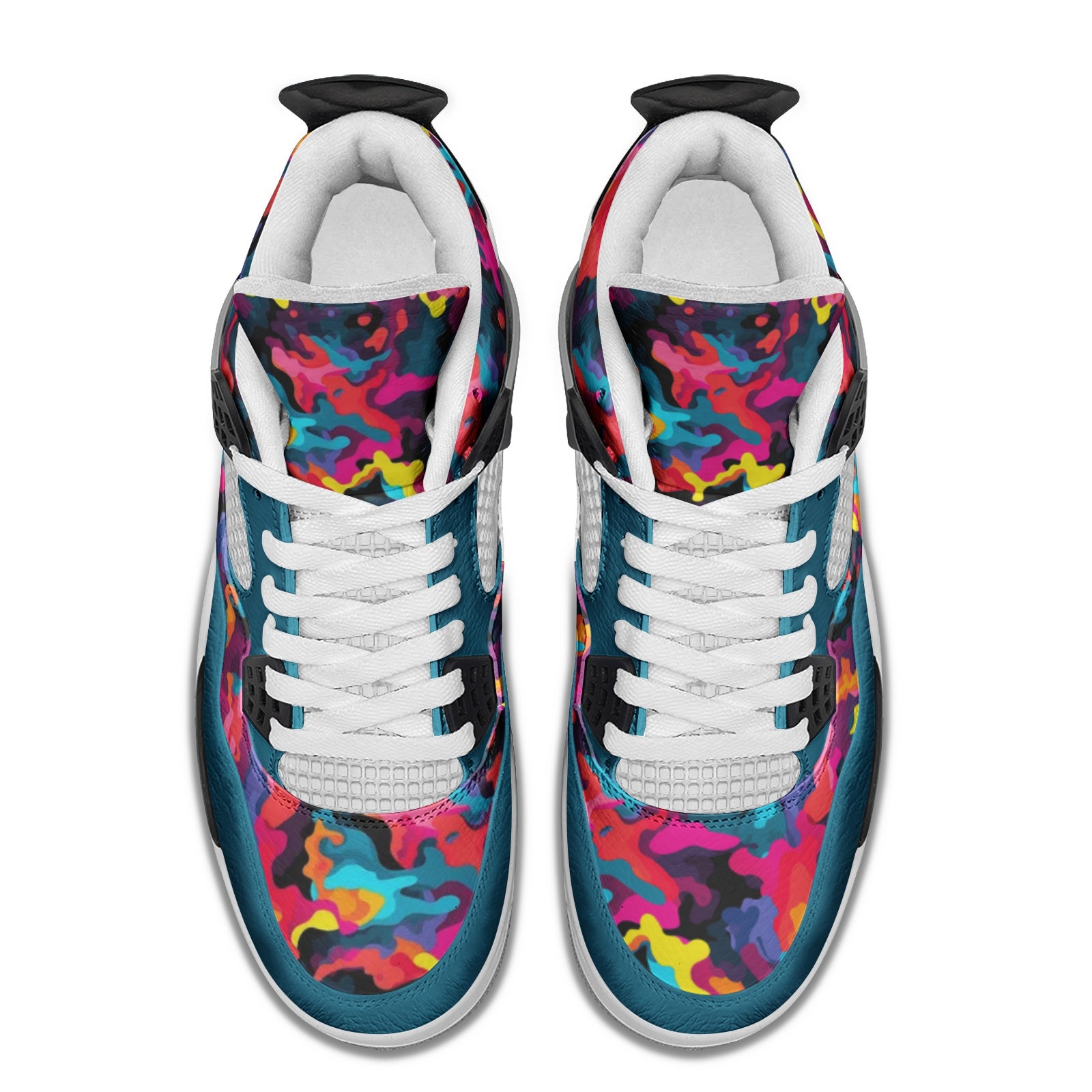 Colorful Hightop Sneakers Eco Sneakers Unisex Shoes Custom