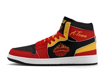 Atlanta Basketball Team Schuhe für Männer & Frauen Team Themed Basketball Sportschuhe Benutzerdefinierte Tennisschuhe Turnschuhe Atlanta Fan Turnschuhe ATL Geschenke
