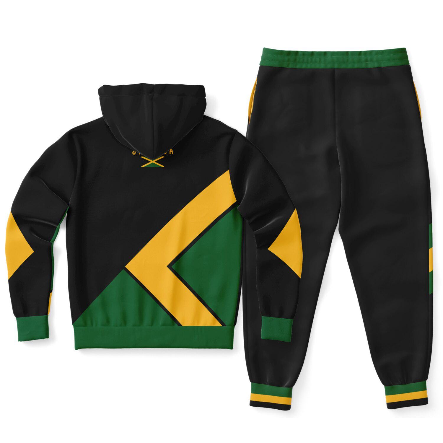 Jamaica Zip up Hoodie & Jogger Set for Men and Women Jamaican