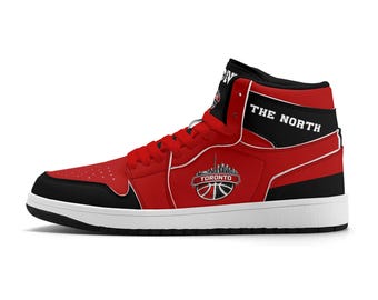 Toronto Basketball Team Sneakers for Men & Women Team Canada Basketball Sport Shoes Red The North Sneakers Toronto Runners Canada Shoes Gift