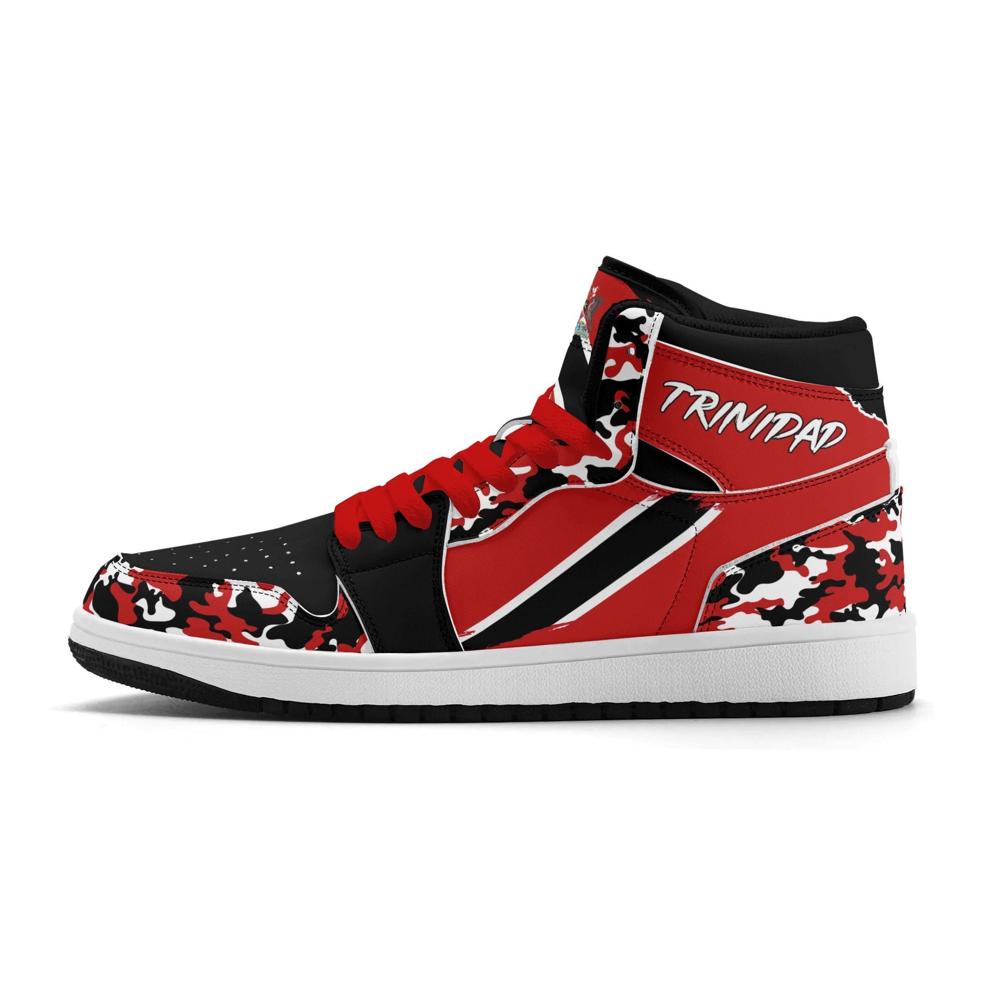 TRINIDAD RICARDOα Trinidad and Tobago Shoes Trinidad & Tobago Flag High Tops