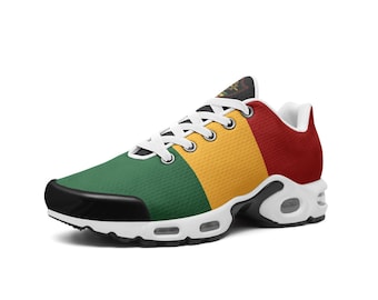 Rasta Shoes for Men & Women Custom National Flag Sneakers Jamaica Sneakers Jamaican Flag Shoes Reggae Shoes Rasta Color Mesh Running Shoes