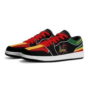 Rastafari Lion of Judah Shoes For Men & Women Rastafari Sneakers Rasta Color Flag Clothing Reggae Trainers Sneakers Jamaica Basketball Shoes