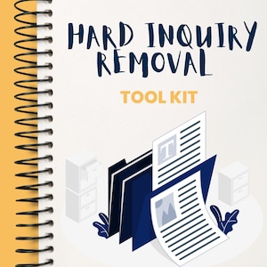 Inquiry Dispute Kit, 609 Letter, Inquiry removal, Bad credit, Boost Credit Score, Good Credit, DIY Credit Template, Credit Repair, Inquiries