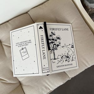 Firefly Lane by Kristin Hannah Custom Rebind Special Edition