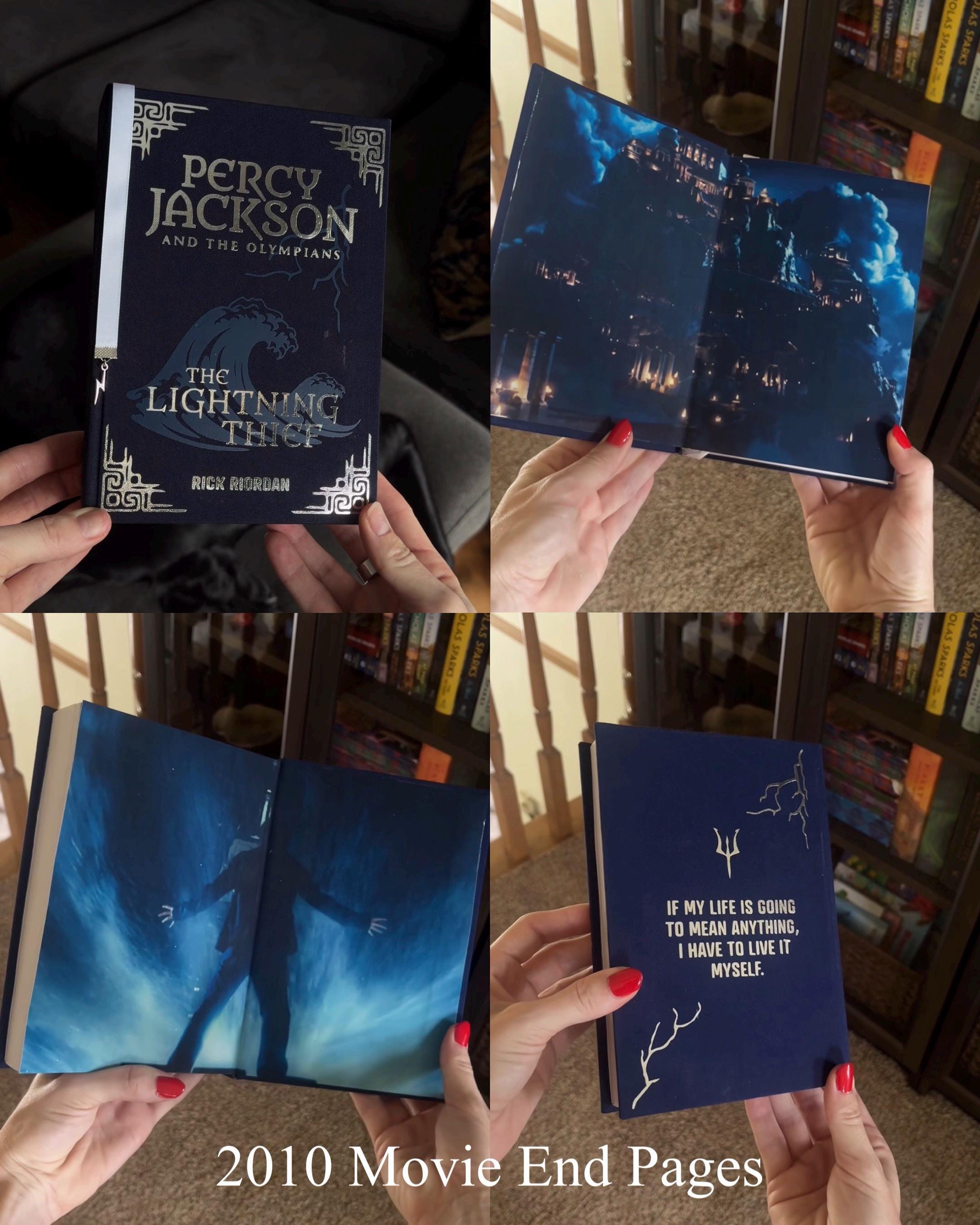 Percy Jackson & the Olympians: the Lightning Thief Custom Rebind ...