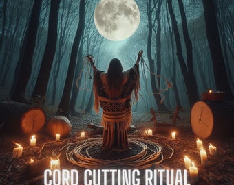 Cord Cutting Candle Burning, Cut Ties, Emotional Cord Cutting, Physical and Spiritual Cord Cutting, Let them go!