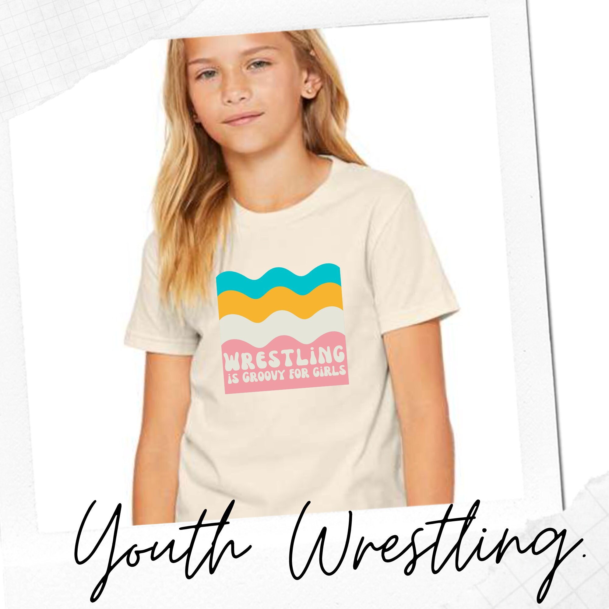Wrestling is for Groovy Girls Girl's Wrestling Shirt Etsy