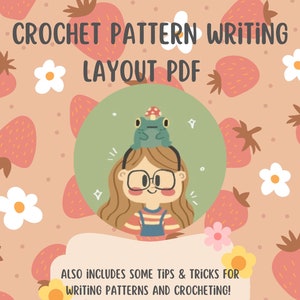 Crochet Pattern Layout PDF - Etsy