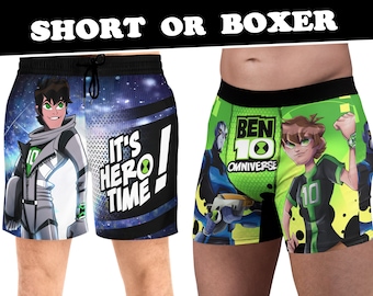 Boxer Breathable Ben 10 Underpants Underwear or Short Pants Beach