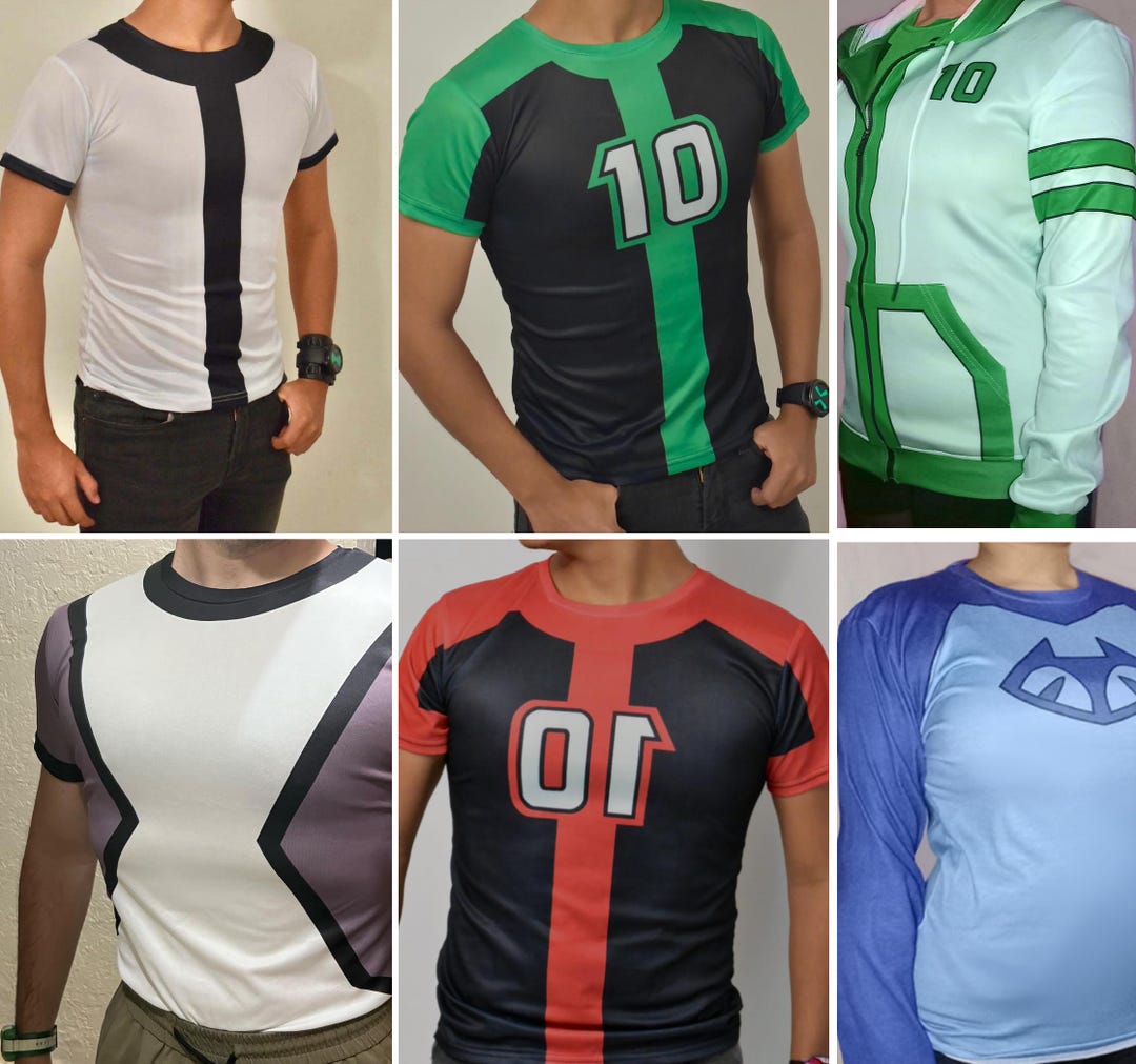 Shirt 3D Printed Ben 10 Cosplay Costume Gwen Max Omniverse Alien Force Etsy UK