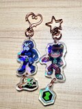 Keychain keyring of your cartoon favorites chibi - Ben 10, Generator Rex