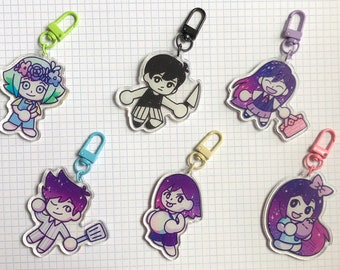 Omori Double-Sided Acrylic Charms