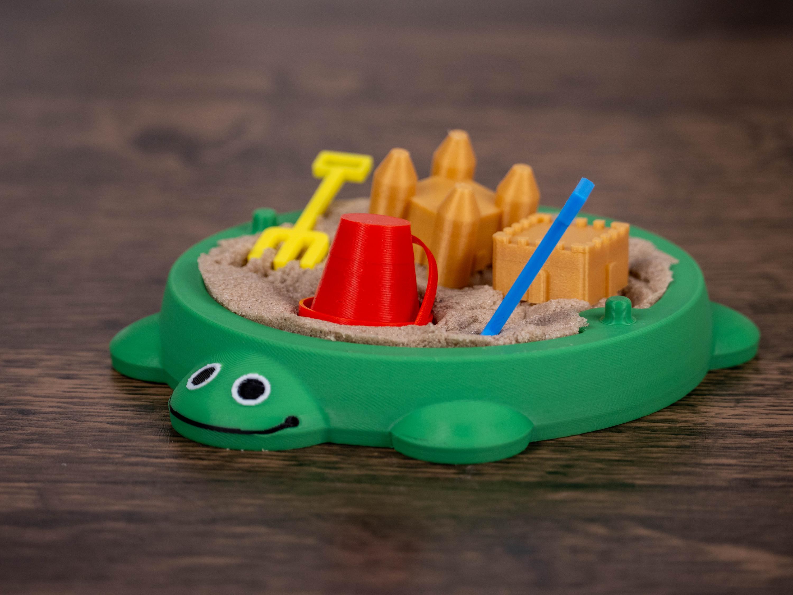 Turtle Sandbox Desk Toy - Fidget Zen Garden - Funny Office Gift