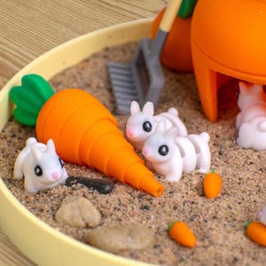 Bunny Zen Garden - Fidget Desk Sandbox - Cubicle Decor - Office Desk ...