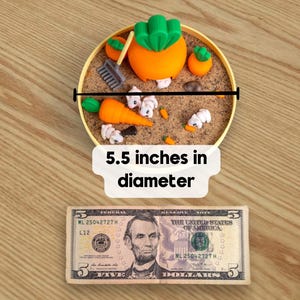 Bunny Zen Garden - Fidget Desk Sandbox - Cubicle Decor - Office Desk ...