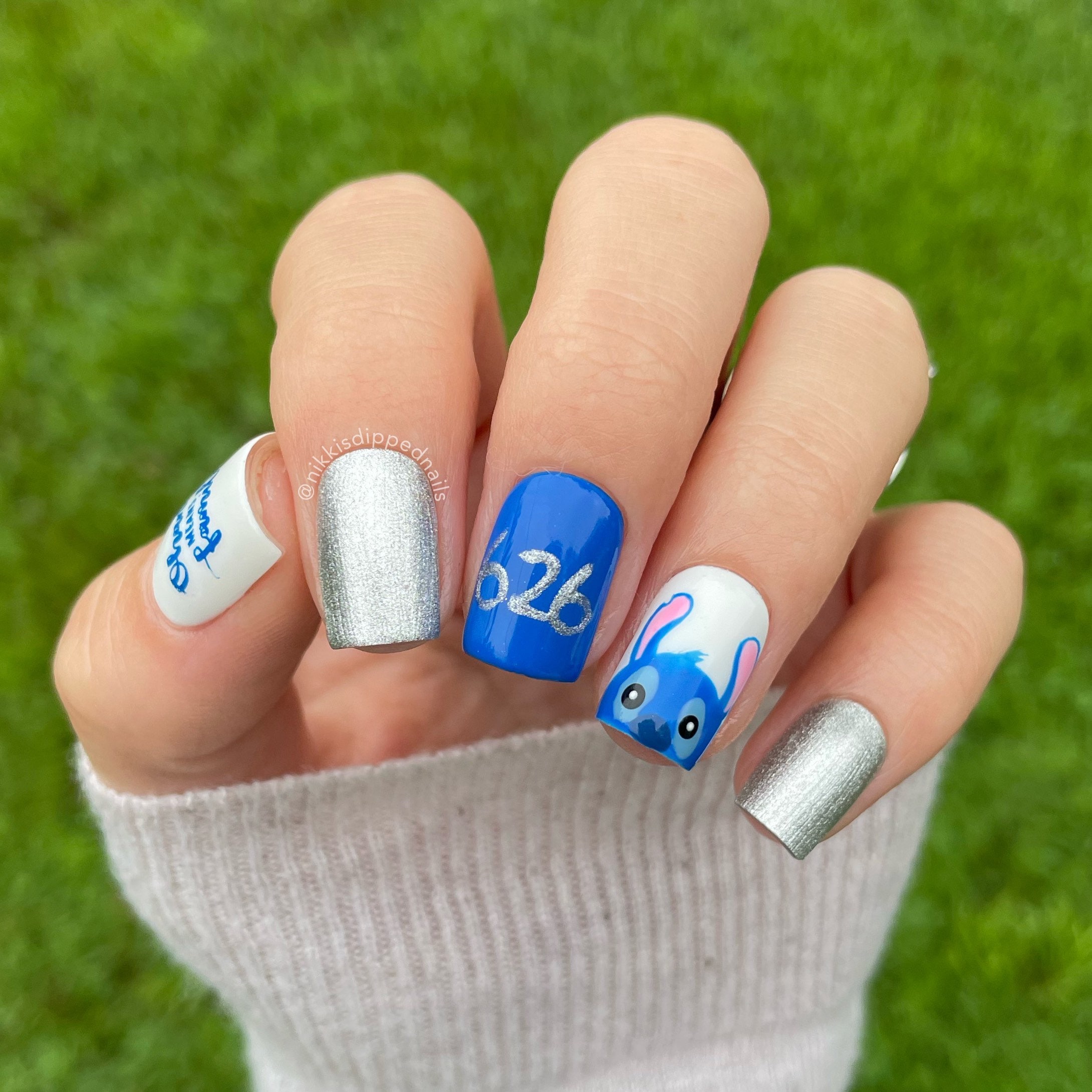 Lilo and Stitch Nail Wraps - Glam Girl Nails