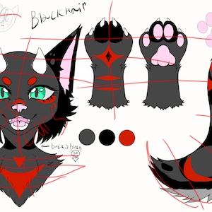 premade K9 fursuit mini partial read desc