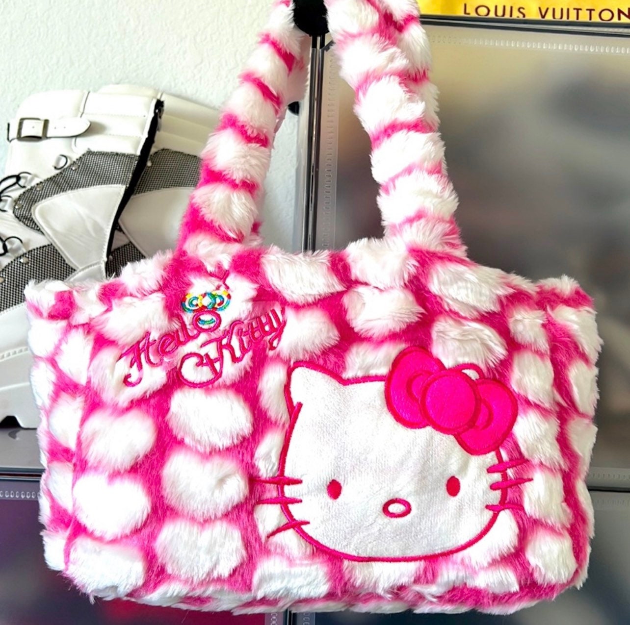 Kitty Cat Tote Purse Size 9x5x12 