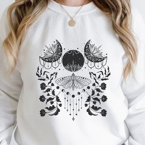 Luna Moth, Cottagecore Shirt, Moth Shirt, Lunar Moth, Dark Cottagecore, Cottage Core Shirt,Goblincore Clothing,Aesthetic Tshirt,Insect Shirt