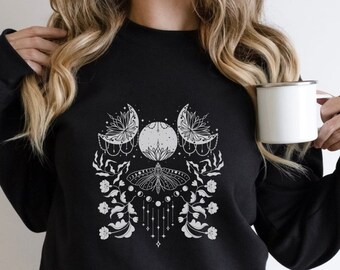 Luna Moth, Cottagecore Shirt, Moth Shirt, Lunar Moth, Dark Cottagecore, Cottage Core Shirt,Goblincore Clothing,Aesthetic Tshirt,Insect Shirt
