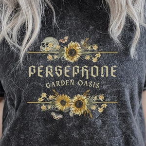 Persephone, Dark Academia, Dark Academia Shirt, Book Sweatshirt, Dark Cottagecore, Bookish Sweatshirt, Greek Mythology, Bookish Shirt