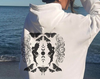 Fairy Wings, Fairy Core, Fairycore Clothing, Grunge Fairycore, VSCO Hoodie, y2k Hoodie, Indie Clothing, y2k Fashion, y2k Top, Preppy Clothes