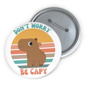Capybara Pin, Capybara Gift, Capybara Stuff, Aesthetic Pins, Capybara Lover Gift, Pun, Pin Display, Pin Board, Small Gift, Capybaras,Capyism