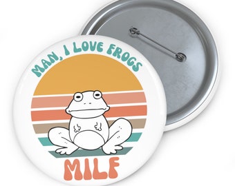 Frog Pin, Genderfluid Pin, Progress Pride Pin, Lesbian Pin, MLM Pride, Ally Pin, Bi Pride Pin, Subtle Pride Pin, Asexual Pin, Button
