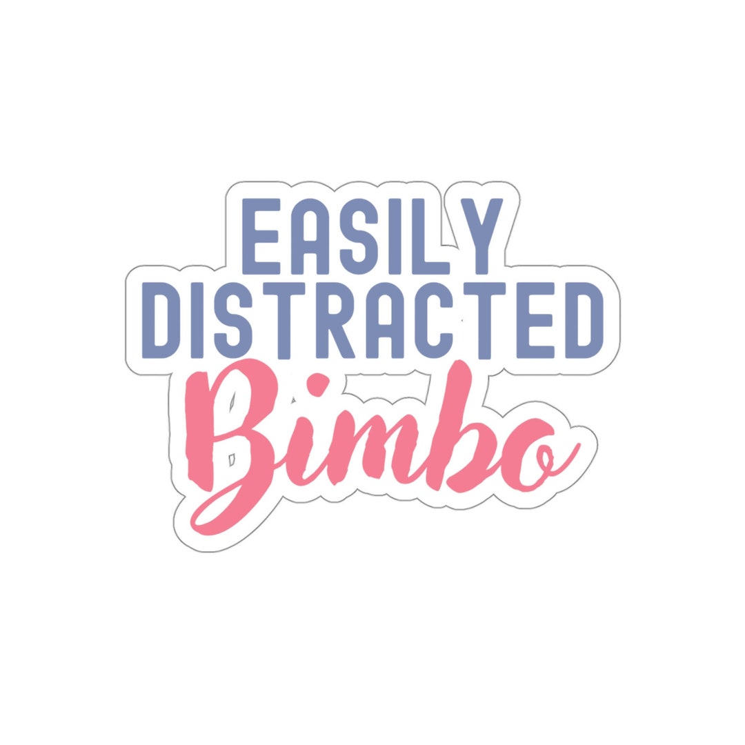 Bimbo, Bimbo Sticker, Bimbo Aesthetic, Bimbocore, Bimbo Sissy, Water Bottle Sticker, Laptop Sticker, Lovecore, Vinyl Sticker, Feminist