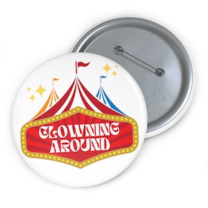 Clown Pin, Clown Pins, Weirdcore Pin, Kidcore Pins, Weird Gifts, Clowncore, Aesthetic Pins, Weird Stuff, Clown Lover Gift, Circus, Sad Clown