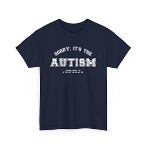 Autismus Shirt, ständig überstimuliert, Neurospicy Tee Bild 2